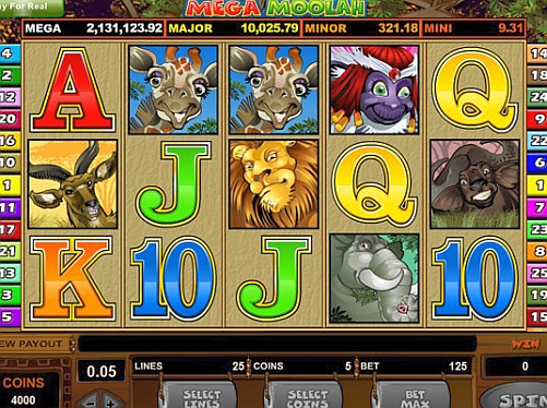 Mega Moolah Screenshot